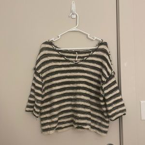 Free people quarter sleeve sweater